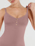 Well-in Vogue Seamless Bust Support Waist and Abdomen Shaping Butt Lifting Jumpsuit